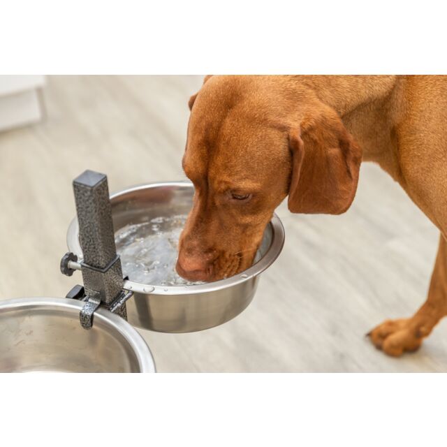 Trixie Metal Dog Bar 2 x 1 Litre Bowls