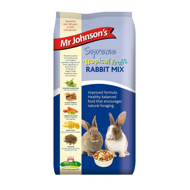 Mr Johnsons Supreme Rabbit Tropical Fruit Mix 2.25kg
