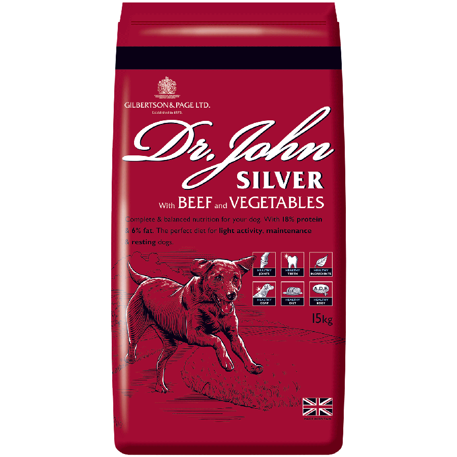 Dr Johns Silver Beef and Vegetables 15kg