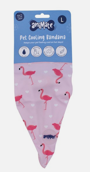 Animate Cooling Bandana Flamingo