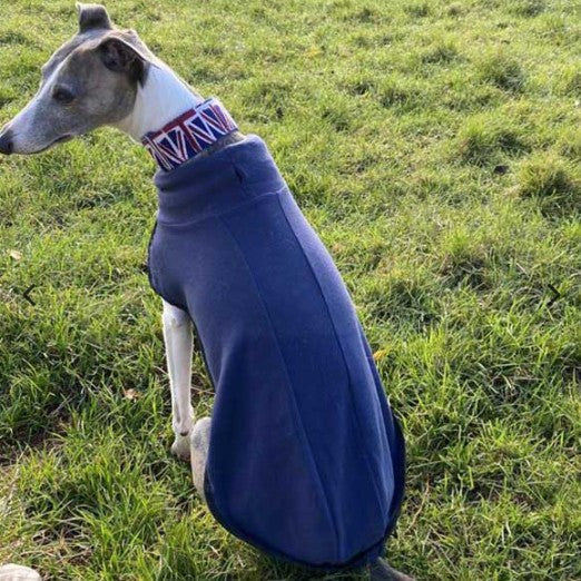 Dry Dogs Fleece Sighthound Base-Layer Coat With Underbelly And Snood