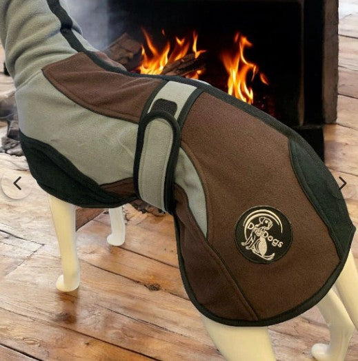 Dry Dogs Snoody Double-Fleece Sighthound Coat