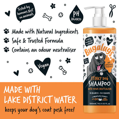 Bugalugs Stink Dog Odour Control Shampoo 250ml