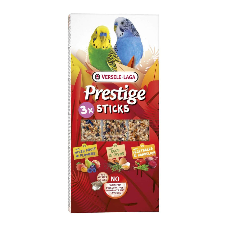Prestige Sticks Budgies - Triple Variety 90g