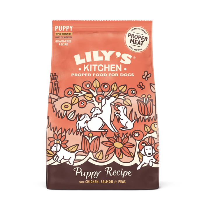 Lily's Kitchen Puppy Recipe with Chicken, Salmon & Peas 1kg