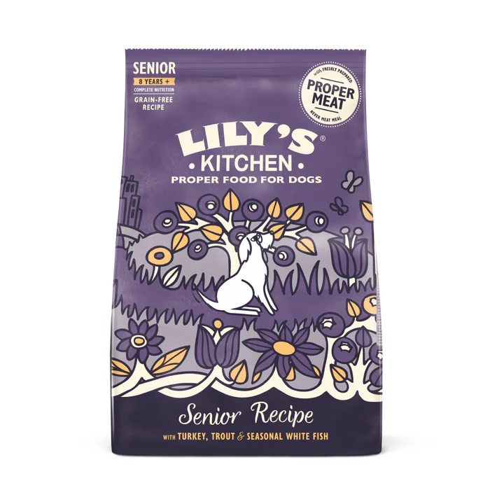 Lily's Kitchen Senior Recipe with Turkey, Trout & Seasonal White Fish 1kg