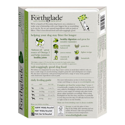Forthglade Complete Grain Free Senior Lamb Butter Squash & Veg 395g
