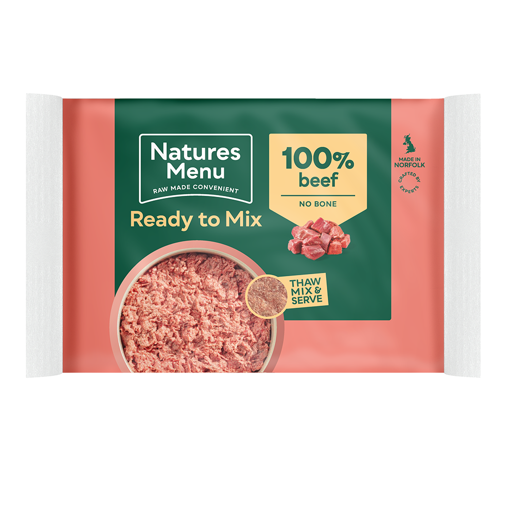 Natures Menu Raw Beef Block 400g