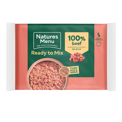 Natures Menu Raw Beef Block 400g