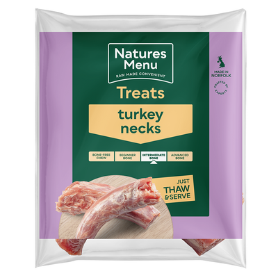 Natures Menu Raw Chews Turkey Necks 2 Pack