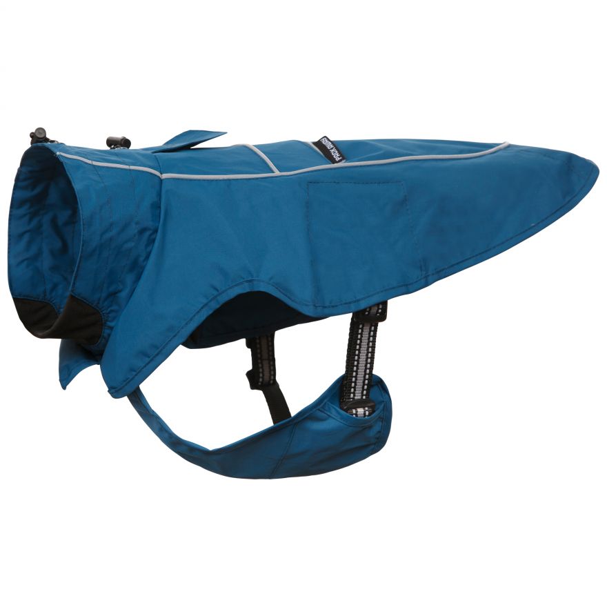 TresPaws Cinder Packaway Dog Raincoat