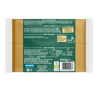 Natures Menu Mince Chicken And Tripe 400g