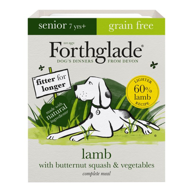 Forthglade Complete Grain Free Senior Lamb Butter Squash & Veg 395g