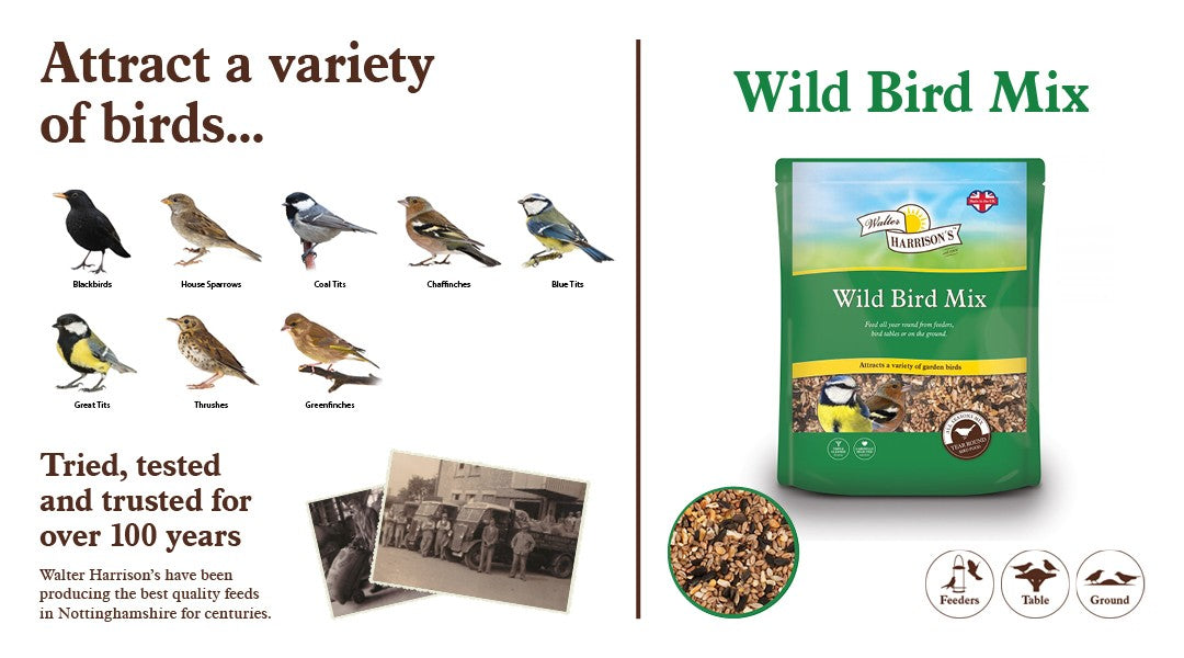 Harrisons Wild Bird Mix Pouch 2kg