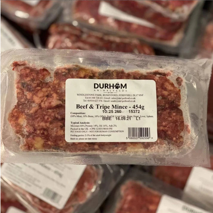 Durham feeds Best Beef Tripe mince 454g