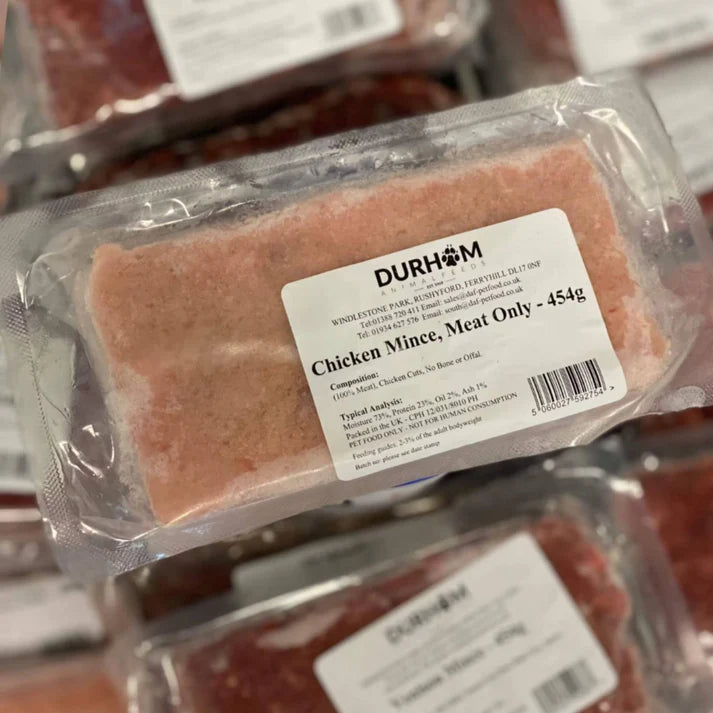 Durham Feeds Chicken Mince Meat Only 454g