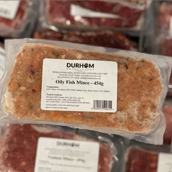 Durham feeds Oily Fish Mince 454g