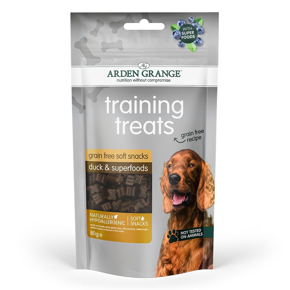 Arden Grange Training Treats Grain Free Duck and Superfoods 80g