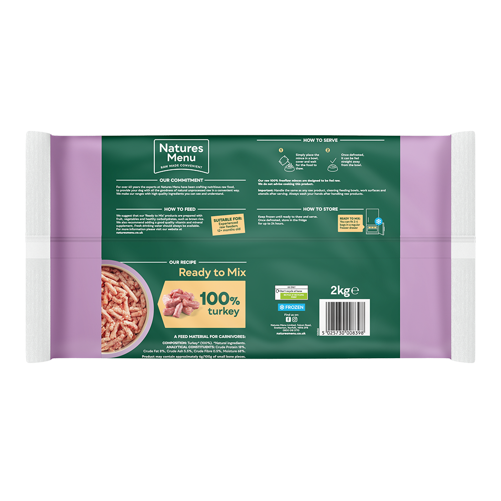 Natures Menu Freeflow Turkey 2kg