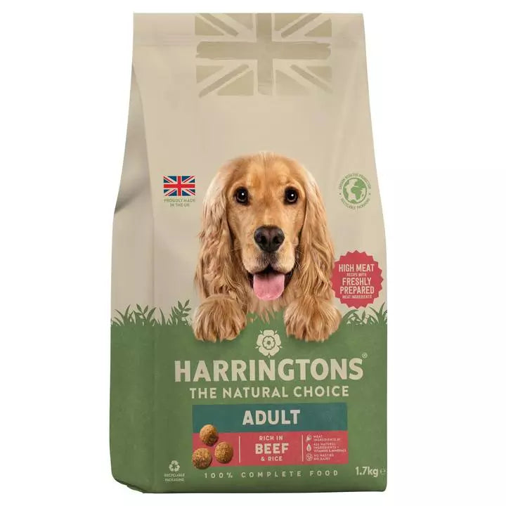 Harringtons Adult Beef & Rice 1.7kg