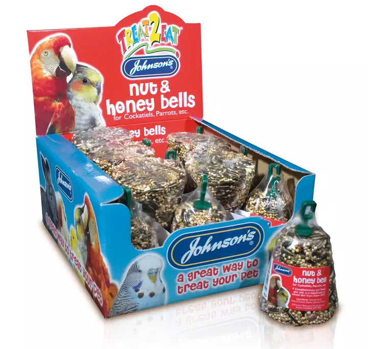 JVP Nut Honey Bell For Cockatiels and Parrot