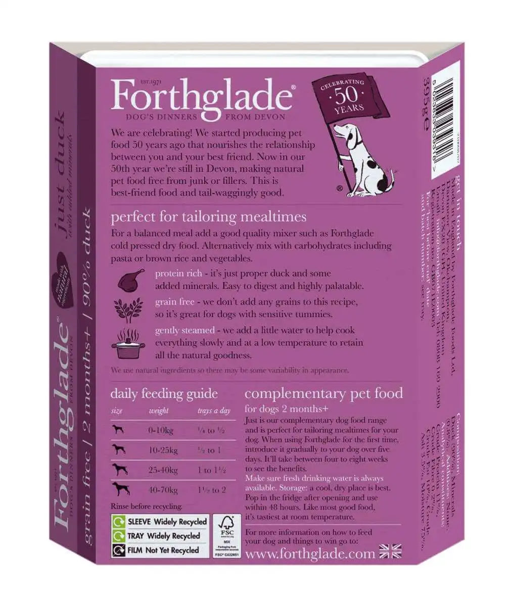 Forthglade Just Duck 395g