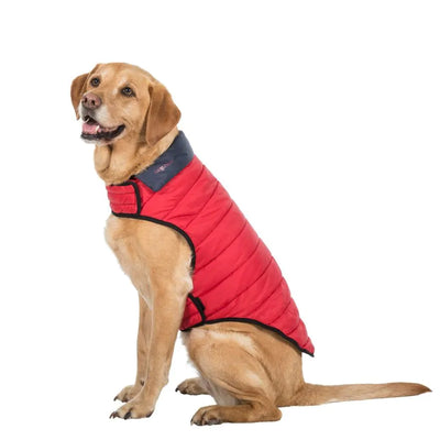 TresPaws Kimmi Quilted Dog Jacket Flint Grey