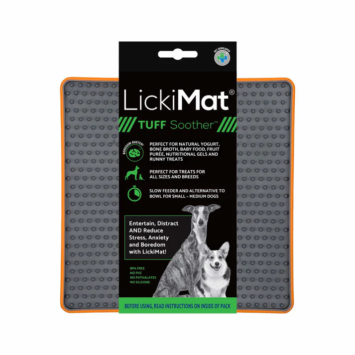 Licki Mat Tuff Soother Orange