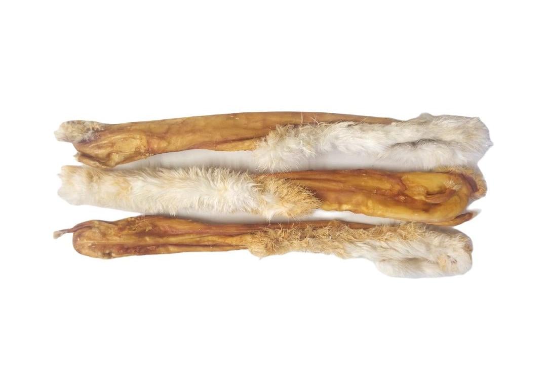 Rabbit Skin Rolls With Fur 10cm