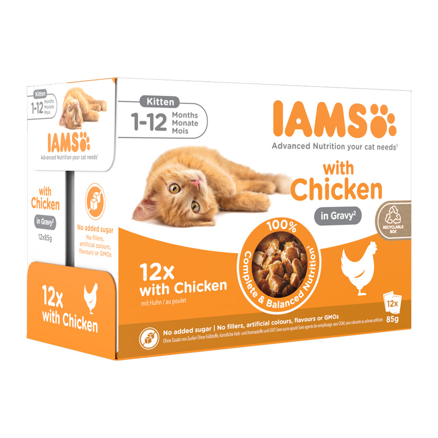 Iams Delights Kitten In Gravy 8x85g