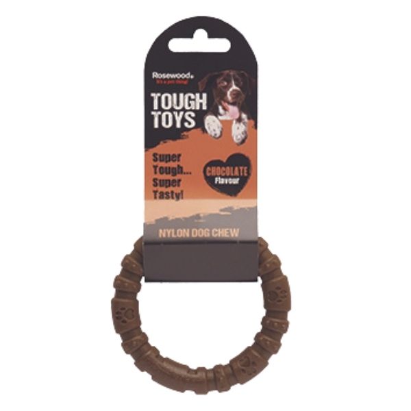 Nylon Dog Chews Chocolate Ring Small