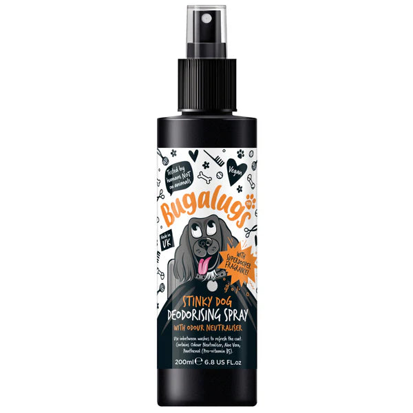 Bugalugs Stinky Dog Odour Control Deodorising Spray 200ml