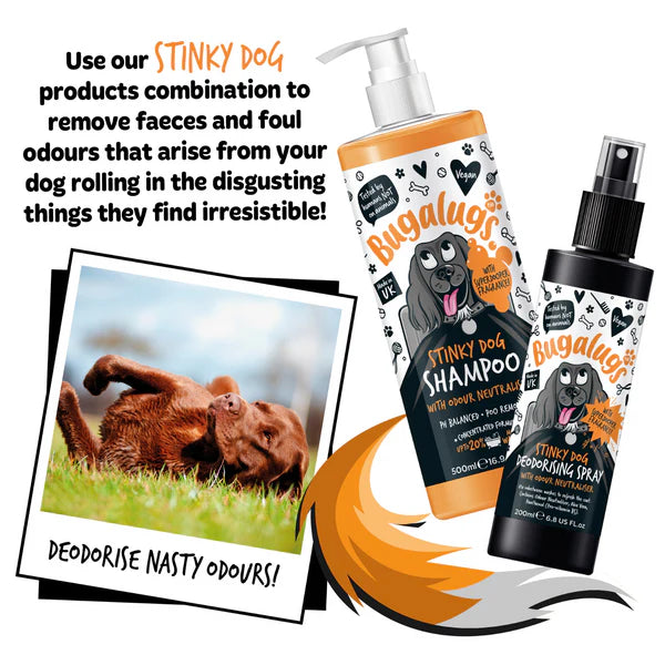 Bugalugs Stinky Dog Odour Control Deodorising Spray 200ml