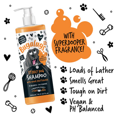Bugalugs Stink Dog Odour Control Shampoo 250ml