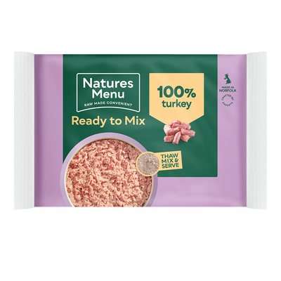 Natures Menu Raw Turkey Block 400g