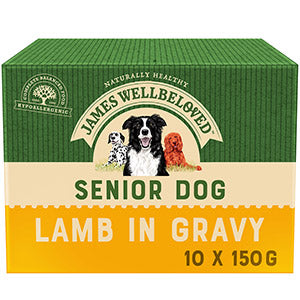 James Wellbeloved Lamb Senior Pouches 150g
