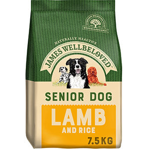 James Wellbeloved  Lamb & Rice Kibble Senior 7.5