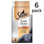 Sheba Pouch Fresh ChoiceMixed Poultry  in Jelly 6Pk 50g