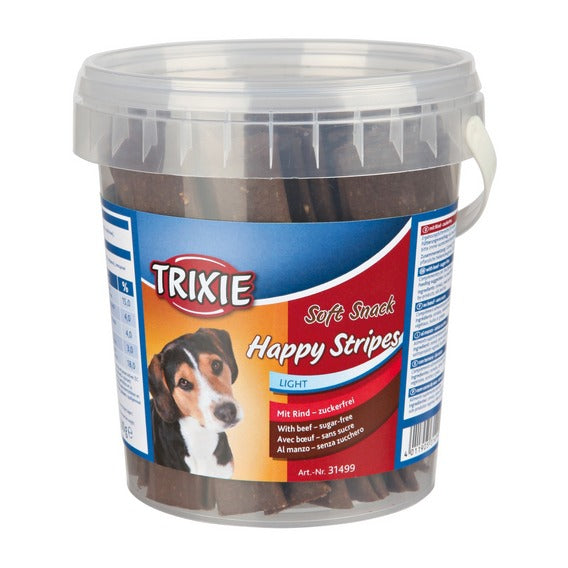 Soft Snack Happy Stripes Dog Treats with Beef, 500 g