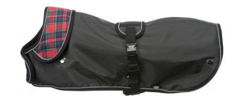 Hermy Coat Black & Red