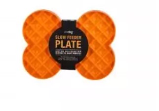 Slow Feeder Plate Orange