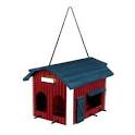 Feeding house, wood 24 × 22 × 32 cm