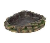 Reptile water and food bowl 24 × 5.5 × 20 cm