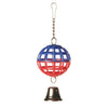 Lattice ball with chain and bell, 7 cm, Pet Bird, Budgies, Canaries
