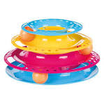 Cat circle tower, plastic, 25 cm/13 cm