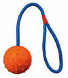 Ball on a rope, natural rubber 6 cm/30 cm
