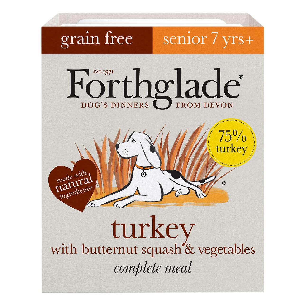 Forthglade Complete Grain Free Senior Turkey With Butternut Squash & Veg 395g