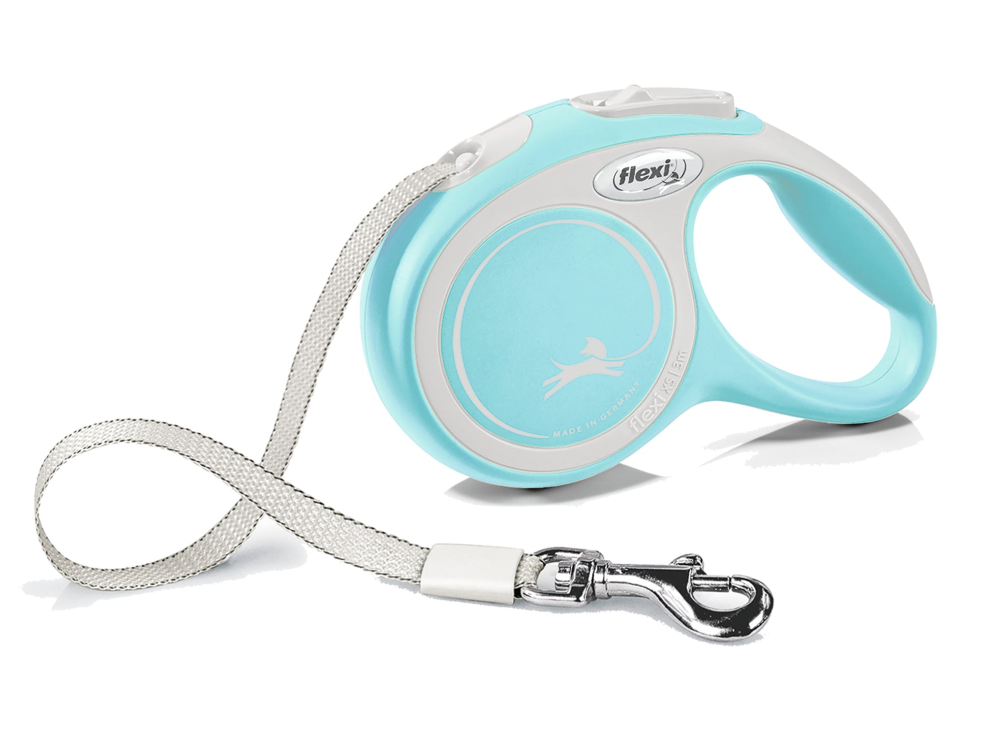 Flexi Comfort Tape Lead X-Small 3m Light Blue