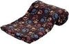 Laslo fleece blanket 100 × 70 cm, dark brown