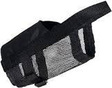 Muzzle with net insert, nylon S, black
